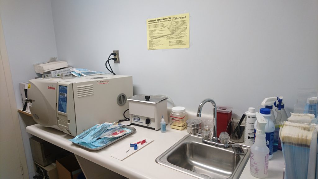Bethesda MD Sterilization Area