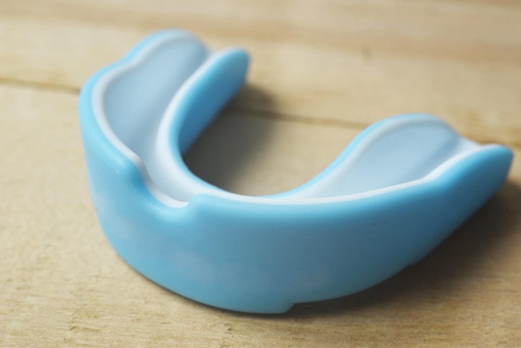 Mouth guard closeup